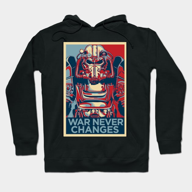 War Never Changes Hoodie by dnacreativedesign